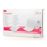 3M TRANSPORE náplasť, cievka [SelP] 1,25cm x 9,1m, transparentná polyuretánová 1x24 ks obrázok